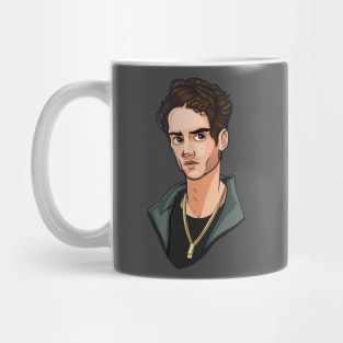 Diego Barrueco Portrait Illustration Mug